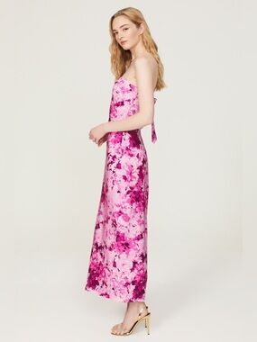 Monique Lhuillier | Dresses | Ml Monique Lhuillier Leela Crepe Long Dress  Size Us 545 | Poshmark